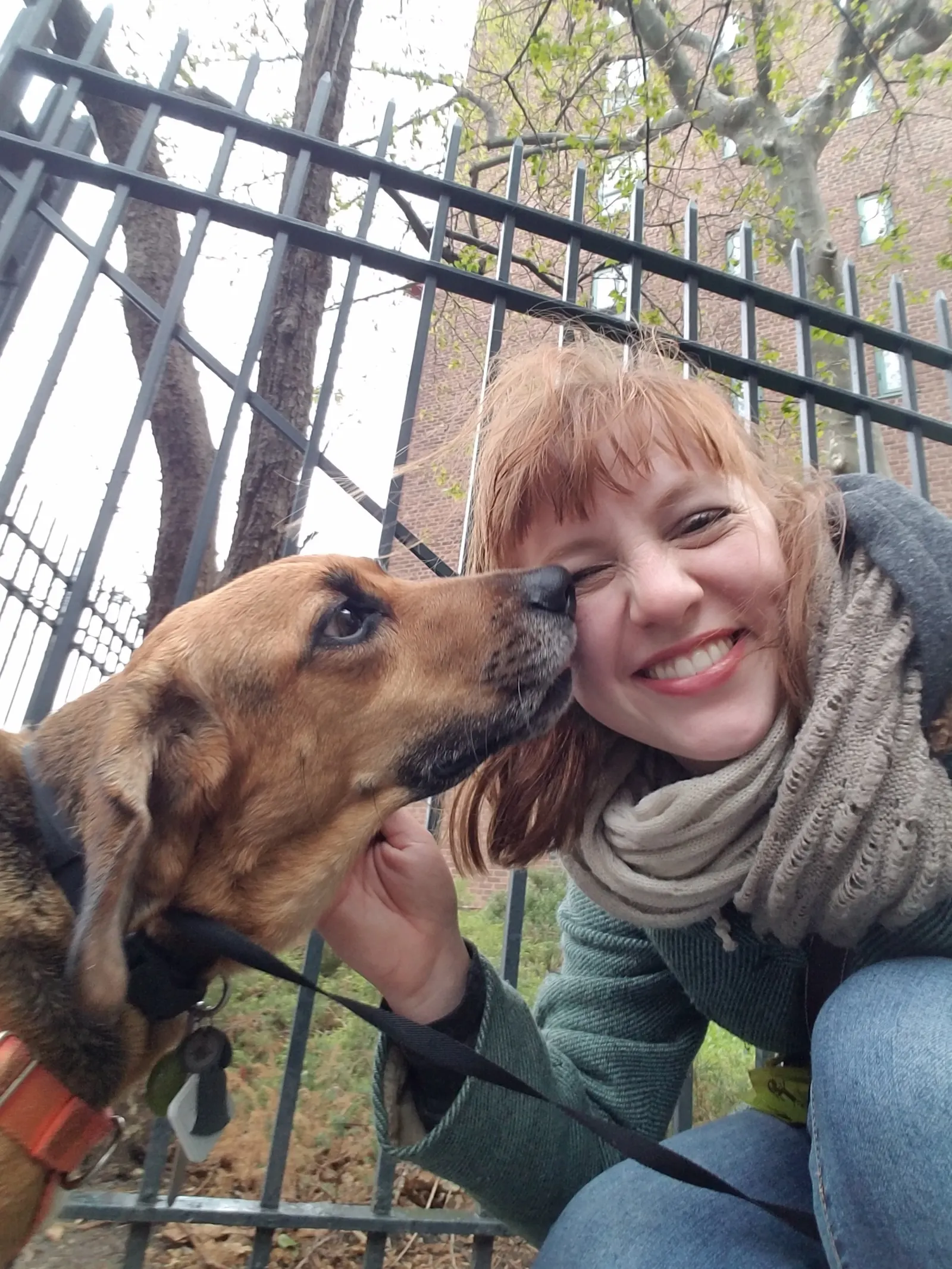 Ferdinand and Case — a FurKid and their walker