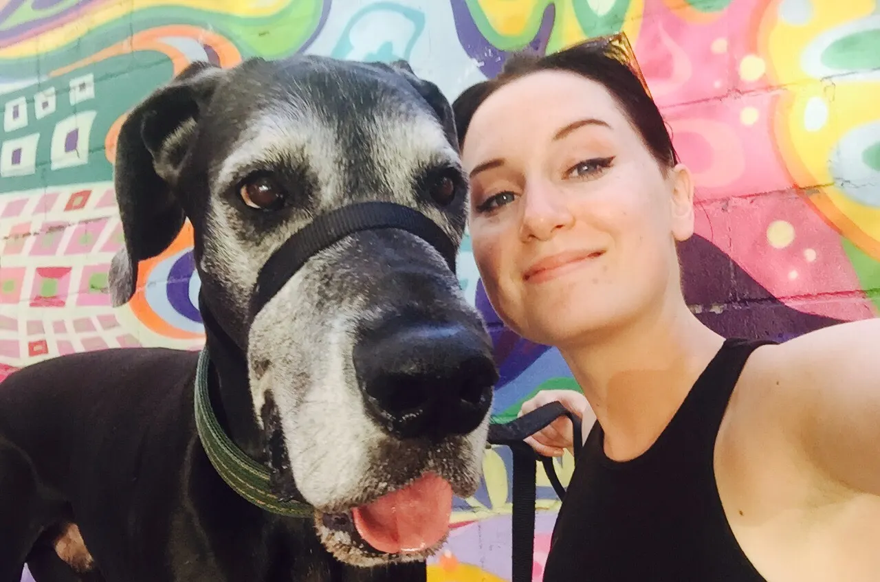Hercules and Jane — a FurKid and their walker